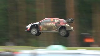 WRC Secto Rally Finland 2024  FRIDAY FLATOUT ACTION [upl. by Marylin]