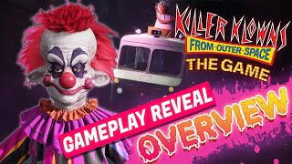 GAMEPLAY REVEAL OVERVIEW  Killer Klowns From Outer Space The Game [upl. by Enniroc]