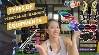 TYPES OF RESISTANCE TRAINING EQUIPMENT [upl. by Selim751]