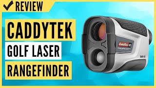 CaddyTek Golf Laser Rangefinder with Pin Seeking and Slope Compensate Distance CaddyView V2Slope [upl. by Hoisch]