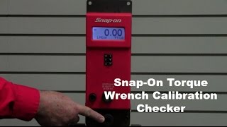 SnapOn Torque Wrench Calibration Checker  RPTS [upl. by Saticilef]