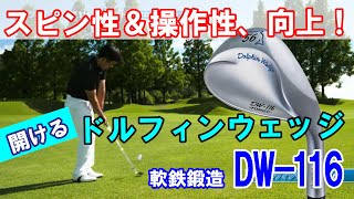 【操作性高めた】開いて打ちたい人のためのドルフィンウェッジ【DW116】！ [upl. by Anhaj]