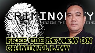 Vlog75 FREE CLE REVIEW ON CRIMINAL LAW  ROBBERY WITH VIOLENCE OR INTIMIDATION [upl. by Maurise]