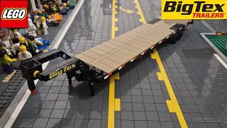 Lego BigTex 40ft Gooseneck Trailer MOC [upl. by Llenrag]