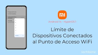 Límite de Dispositivos Conectados al Punto de Acceso WiFi  Xiaomi Android 14  HyperOS 1 [upl. by Einafets]