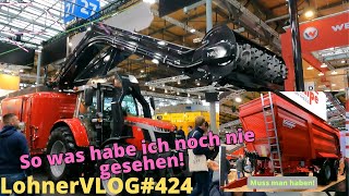 LohnerVLOG424 EuroTier MF Selbstlader mit Peecon Mischwagen I Krampe elektronische Zwangslenkung [upl. by Okiruy252]