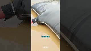 The person who invented the geotextile dewatering bag is truly a genius [upl. by Roberto902]