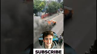 jaipur car fire accident viralvideo viralshort viralreels short shorts shortsfeed auto news [upl. by Metah]