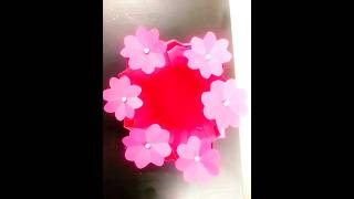 CREATE a Beautiful Flower Basket in 5 MINUTESyoutubeshortsshortsvideoshortsflowerbasketdiy [upl. by Coates]