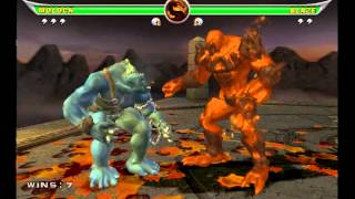 Mortal kombat Armageddon  Moloch VS Motaro and Blaze [upl. by Anjali]