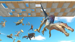 The Crumbling Bridge Survival Test Challenge  Animal Revolt Battle Simulator [upl. by Eserehc]