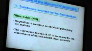 23 DrHany 15042014 Ch6 regulation of the diameter of arterioles [upl. by Ennovihs]