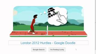 London 2012 Hurdles Google Doodle [upl. by Kachine]