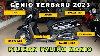 HONDA GENIO TERBARU 2023 WARNA HITAM [upl. by Haneehs994]