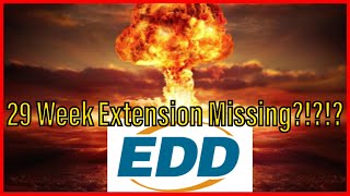 EDD  29 Week PEUC Extension Never Received [upl. by Boys]