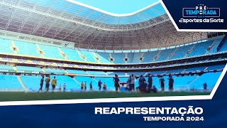 AO VIVO  REAPRESENTAÇÃO OFICIAL  TEMPORADA 2024 [upl. by Tildy126]