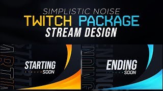 PS Tutorial Simplistic StreamTwitch Package Clean Grain [upl. by Marlyn]