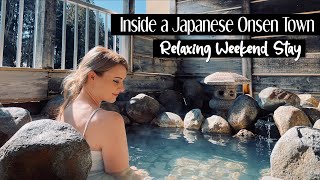 Staying Overnight in a Japanese Hot Spring Town ♨️ Zao Onsen in Yamagata [upl. by Kado]