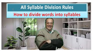 How to divide words into syllables All Syllable Division Rules [upl. by Lovmilla]