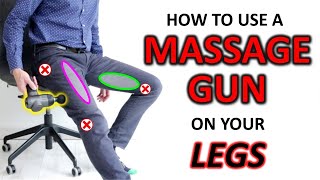 How To Use A Massage Gun On Your Legs For Recovery amp Rehab [upl. by Nreval]