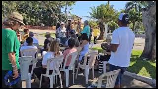 É uma Festa Cultural na Praça  Congresso de Poetas Trovadores da ACLAPTCTC na Barra do Jucu 2023 [upl. by Kathlin]