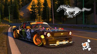 🐎Ford Mustang HOONICORN de Ken Block 1400HP  Assetto Corsa [upl. by Ahsyekat]