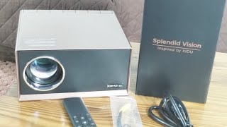 XIDU Splendid Vision Projector with wifi and bluetooth Review [upl. by Etrem]