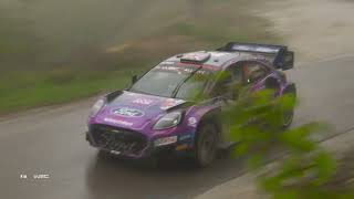 2022 Croatia Rally Friday Highlights  Wet Conditions Near Misses 😳 and Fast Tarmac Action [upl. by Elder]