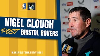 Nigel Clough on Bristol Rovers loss [upl. by Esinaj]