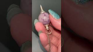 Lepidolite Pendulum is a Talisman for Crystal Healing amp Intuition 🔮 [upl. by Gavin684]