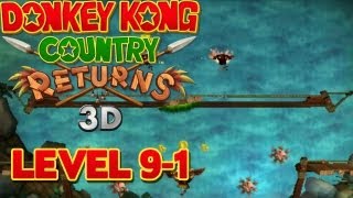 DONKEY KONG COUNTRY RETURNS 3D 🍌 Level 91 Säulengetöse [upl. by Goober947]