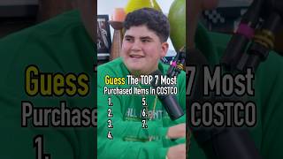 BIG JUSTICE Guesses The TOP 7 Most Purchased Costco Items shorts costco bigjustice therizzler [upl. by Huckaby974]