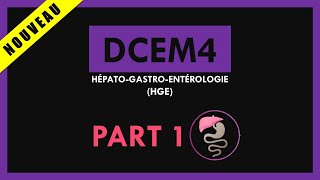 HépatoGastroEntérologie Conférence  DCEM4  Part 1 [upl. by Llechtim]