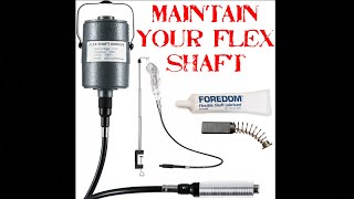 Flex Shaft Maintenance Dremel Foredom Rotary Tool Pendant Motor Maintenance [upl. by Adamsen991]