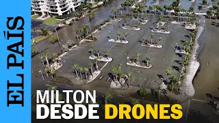 MILTON  Los daños del huracán en Florida a vista de dron  EL PAÍS [upl. by Serica]