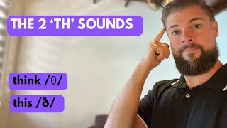 Pronunciation of the two th sounds voiced amp unvoiced in English [upl. by Barber]