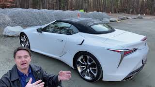 2021 Lexus LC 500 Convertible Everything to Know Test Drive Tutorial Specs Driving Impressions [upl. by Solohcin]