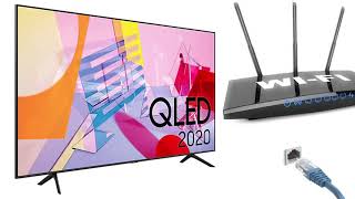 Jak podlaczyc telewizor do internetu Samsung QLED TV 📺 [upl. by Ackerman]