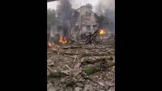 RAW FOOTAGE Hezbollah Rocket Hits Home in Central Israel [upl. by Dahsra885]