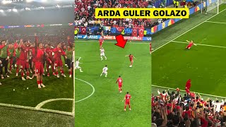 CRAZY Reactions to Arda Guler Goal vs Georgia [upl. by Nettle763]