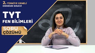 Endemik Yayınları 20232024 2 TG Deneme Sınavı TYT  Fen Bilimleri Video Çözümlü Cevap Anahtarı [upl. by Esnohpla]