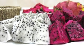 How Do You Cut and Eat a Dragon Fruit Pitaya  Dietplan101com [upl. by Enilecram]