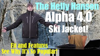 Reviewing The Helly Hansen Alpha 40 Ski Jacket [upl. by Aiciled145]