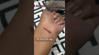 Maybelline super stay ink crayon lipstick 05 live on the edge  swatch swatchswatches maybelline [upl. by Uohk102]