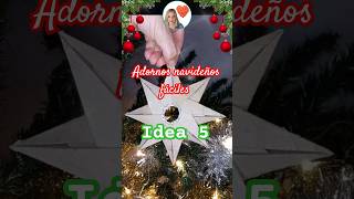 Adornos navideños fáciles 5 adornosdenavidad decoracionnavideña diy christmas crearyreciclar [upl. by Laval930]