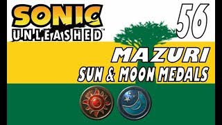 Sonic Unleashed  Act 56 Mazuri Sun amp Moon Medals [upl. by Kurtzman925]