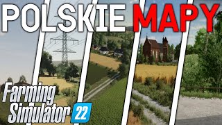 TOP 5 Polskie Mapy do Farming Simulator 22  POLSKIE MODY DO FS 22 [upl. by Rutherford]