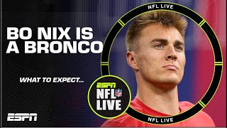 I am a little worried for Bo Nix with the Denver Broncos  NFL Live [upl. by Afaw]