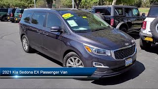 2021 Kia Sedona EX Passenger Van Concord San Jose Fremont Hercules Sacramento [upl. by Pentheam]