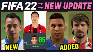 FIFA 22 NEWS  NEW UPDATE  Real Faces Transfers Ratings amp Career Mode Wonderkids [upl. by Nilad]